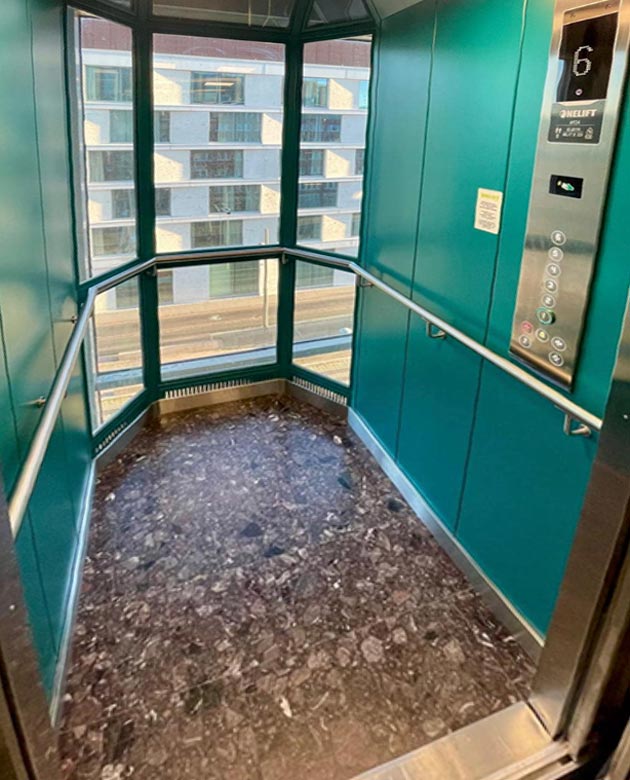 Neljän maisemahissin modernisaatio